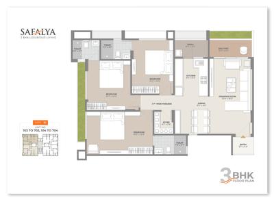 Image of 2160 Sq.ft 3 BHK Apartment / Flat for sale in Safalya, Paldi, Ahmedabad for Rs. 14500000