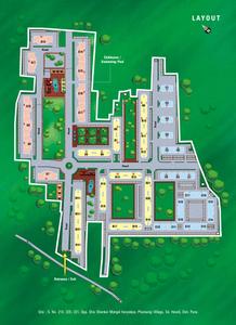 Image of 950 Sq.ft 2 BHK Apartment / Flat for sale in Kumar Park Infinia I1 I2 I3 J2 J3 And K1, Fursungi, Pune for Rs. 7200000