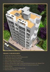 Image of 1000 Sq.ft 2 BHK Apartment / Flat for sale in Trishan Enclave, Kalyan West, Kalyan for Rs. 5899000