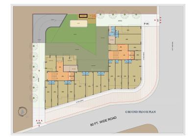 Image of 1674 Sq.ft 3 BHK Apartment / Flat for sale in Param Paarijat Skyz, Sargasan, Gandhinagar for Rs. 7500000