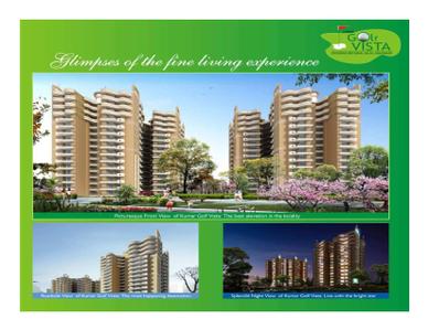 Image of 1500 Sq.ft 3 BHK Apartment / Flat for sale in Keltech Golf Vista, Crossings Republik, Ghaziabad for Rs. 12000000