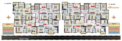 Image of 1199 Sq.ft 3 BHK Apartment / Flat for sale in Laavanya DCM Samarpana, Gnana Bharathi, Bengaluru for Rs. 12000000