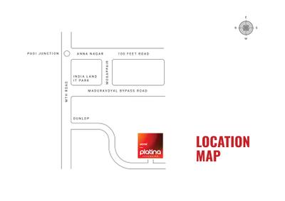 Image of 2095 Sq.ft Residential Plot / Land for sale in Nova Platina Extension, Porur, Chennai for Rs. 9125000