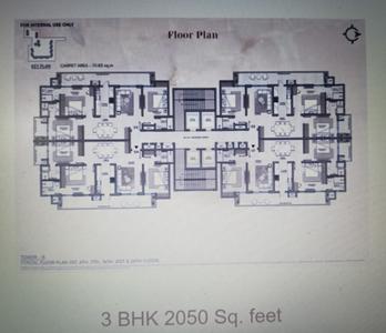 Image of 2100 Sq.ft 3 BHK Apartment / Flat for sale in KS One O 8, PR7 Airport Road, Zirakpur for Rs. 18500000