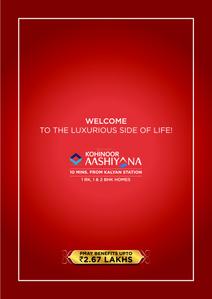 Image of 400 Sq.ft 1 BHK Apartment / Flat for sale in KGI Kohinoor Aashiyana, Kalyan East, Kalyan for Rs. 3700000