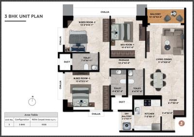 Image of 834 Sq.ft 2 BHK Apartment / Flat for sale in Inspira Aura, Borivali West, Mumbai for Rs. 24600000