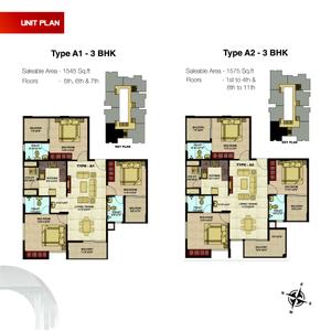 Image of 1141 Sq.ft 2 BHK Apartment / Flat for sale in West Holmes, Kudappanakunnu, Thiruvananthapuram for Rs. 6100000