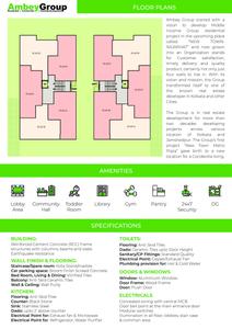 Image of 770 Sq.ft 2 BHK Apartment / Flat for sale in Aangan, New Town, Kolkata for Rs. 4500000