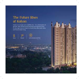 Image of 600 Sq.ft 1 BHK Apartment / Flat for sale in Raunak Earth Park Building No 5, Kalyan West, Kalyan for Rs. 3690000