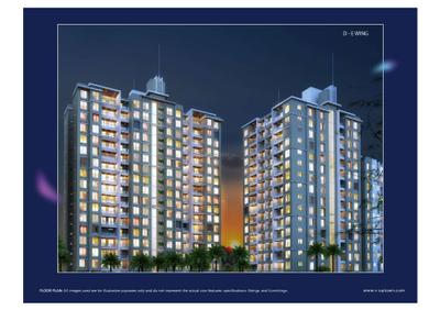 Image of 1500 Sq.ft 3 BHK Apartment / Flat for sale in Tatvam V Uptown D Wing and E Wing, Kiwale, Pune for Rs. 13000000