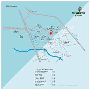 Image of 1010 Sq.ft 2 BHK Apartment / Flat for sale in Yashwin Gateway, Ravet, Pune for Rs. 6500000