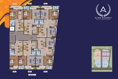 Image of 750 Sq.ft 1 BHK Apartment / Flat for sale in Vihaan Altair Residency, Noida Extension, Greater Noida for Rs. 3349000