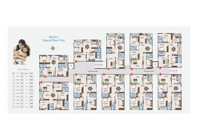 Image of 1510 Sq.ft 3 BHK Apartment / Flat for sale in GR Mayoora, Jeedimetla, Hyderabad for Rs. 12000000