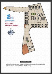 Image of 1550 Sq.ft 3 BHK Apartment / Flat for sale in Sri Ram Enclave, Sipara, Patna for Rs. 8500000