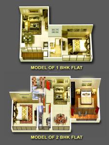 Image of 726 Sq.ft 2 BHK Apartment / Flat for sale in Srisai Ujaan Prakriti, Omarhati, Kolkata for Rs. 3762000