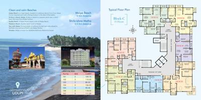Image of 1360 Sq.ft 2 BHK Apartment / Flat for sale in Kirthi Palmville Phase II, Adi-udupi, Udupi for Rs. 8800000
