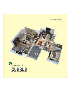 Image of 1680 Sq.ft 3 BHK Apartment / Flat for sale in Gangotree Suhrud, Erandwane, Pune for Rs. 26000000