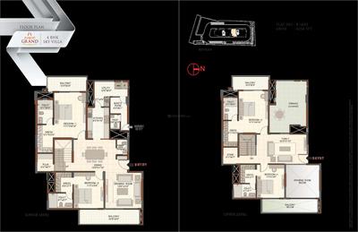Image of 2669 Sq.ft 3 BHK Apartment / Flat for sale in August Grand by August Ventures, Kaikondrahalli, Bengaluru for Rs. 38500000