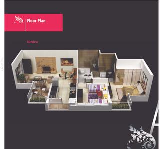 Image of 670 Sq.ft 1 BHK Apartment / Flat for sale in Calyx Artemis, Anand Nagar, Sinhagad Road, Pune for Rs. 5800000