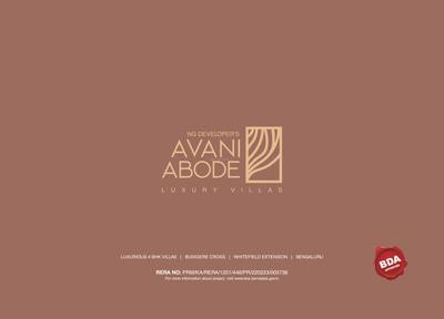 N G Avani Abode Brochure 2