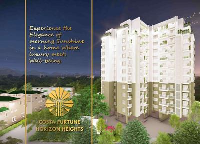 Image of 1320 Sq.ft 3 BHK Apartment / Flat for sale in Costa Furtune Horizon Heights, Kantabada, Bhubaneswar for Rs. 12300000
