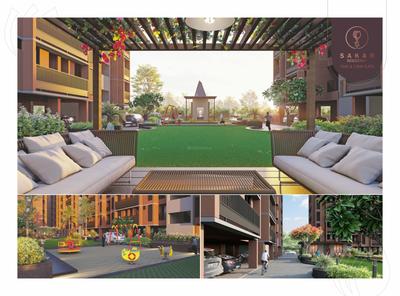 Image of 550 Sq.ft 2 BHK Apartment / Flat for sale in Sakar Residency, Bakrol Bujrang, Ahmedabad for Rs. 3900000