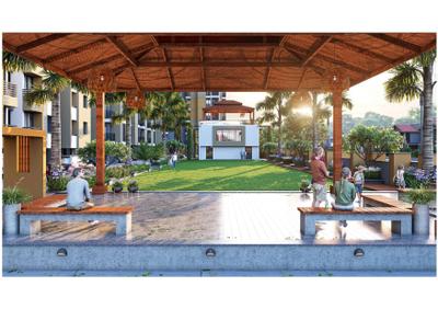 Image of 800 Sq.ft 2 BHK Apartment / Flat for sale in Copper Green City, Railnagar, Rajkot for Rs. 2800000