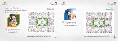 Image of 1357 Sq.ft 3 BHK Apartment / Flat for sale in Sowparnika Purple Rose, Hoskote, Bengaluru for Rs. 8000000