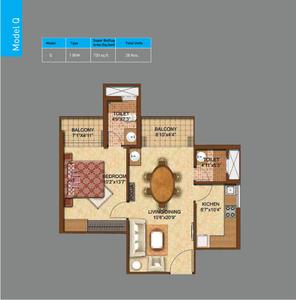 Image of 1500 Sq.ft 3 BHK Apartment / Flat for sale in KGISL Platina, Saravanampatty, Coimbatore for Rs. 7000000