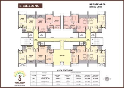 Image of 1185 Sq.ft 2 BHK Apartment / Flat for sale in Ganesh Paradise Phase 2, Chikhali, Pune for Rs. 5146800