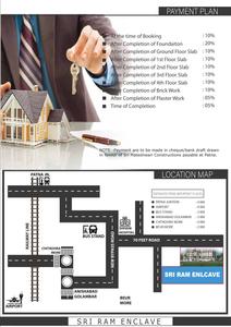 Image of 1550 Sq.ft 3 BHK Apartment / Flat for sale in Sri Ram Enclave, Sipara, Patna for Rs. 8500000