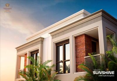 Image of 1155 Sq.ft 3 BHK Independent House for sale in Vedant Sunshine, Kalali, Vadodara for Rs. 7200000