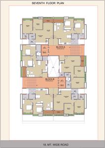 Image of 1530 Sq.ft 2 BHK Apartment / Flat for sale in Paarijat Pransh, Sargasan, Gandhinagar for Rs. 6120000