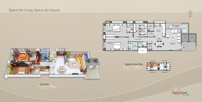 Image of 2205 Sq.ft 3 BHK Apartment / Flat for sale in Aashka Floret, Science City, Ahmedabad for Rs. 16500000