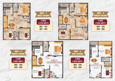 Image of 1105 Sq.ft 2 BHK Apartment / Flat for sale in SV Brundhavanam, Vajarahalli, Bengaluru for Rs. 7300000