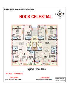 Image of 3200 Sq.ft 4 BHK Apartment / Flat for sale in Rock Celestial, Bhuwana, Udaipur for Rs. 16500000