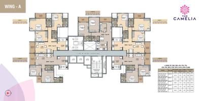 Image of 1092 Sq.ft 2 BHK Apartment / Flat for sale in Akanksha The Camelia, Wakad, Pune for Rs. 6000000