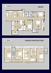 Image of 2200 Sq.ft 3 BHK Apartment / Flat for sale in Hill View Property, Kolar Road, Bhopal for Rs. 12500000