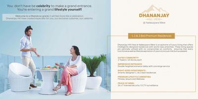 Image of 850 Sq.ft 2 BHK Apartment / Flat for sale in Dhananjay Hill View, Nalasopara West, Nala Sopara for Rs. 4900000