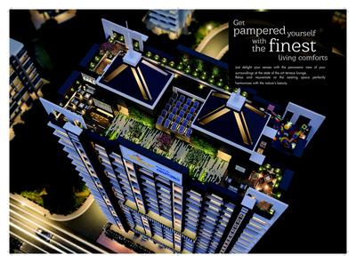 Image of 574 Sq.ft 1 BHK Apartment / Flat for sale in Oxford Navrang Oasis, Goregaon West, Mumbai for Rs. 13000000