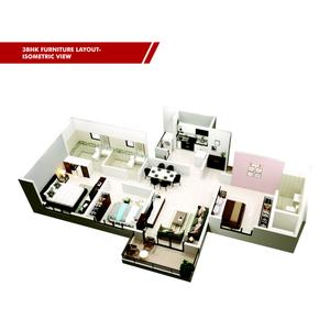 Image of 850 Sq.ft 2 BHK Apartment / Flat for sale in Kumar Samruddhi A6 And A7 Building, Tingre Nagar, Pune for Rs. 10500000