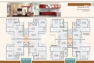 Image of 1650 Sq.ft 3 BHK Apartment / Flat for sale in Lilleria Apartments I And II, Sama Savli, Vadodara for Rs. 5700000
