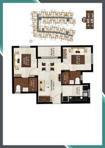 Image of 650 Sq.ft 2 BHK Builder Floor for sale in Arun Tarangini Phase 2, Thiruvallur, Chennai for Rs. 3125000