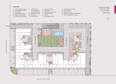 Image of 1760 Sq.ft 3 BHK Apartment / Flat for sale in Ratna Turquoise Rosedale, Shela, Ahmedabad for Rs. 7400000