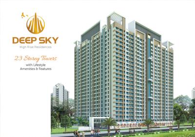 Image of 755 Sq.ft 1 BHK Apartment / Flat for sale in Deep Sky C And G Wing, Vasai East, Vasai for Rs. 3770301
