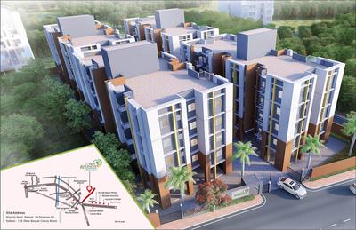 Image of 472 Sq.ft 2 BHK Apartment / Flat for sale in Magnolia Srijana, Barasat, Kolkata for Rs. 1750000