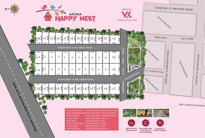 Image of 150 Sq.ft Residential Plot / Land for sale in Aruna Happy Nest, Maheshwaram, Hyderabad for Rs. 3200000