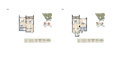 Image of 1150 Sq.ft 2 BHK Apartment / Flat for sale in Ajmera Nucleus Phase 2 Residential C Wing by Ajmera Group, Electronic City, Bengaluru for Rs. 17000000