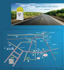 Image of 630 Sq.ft 1 BHK Apartment / Flat for sale in Viva Kingston Crown, Virar West, Virar for Rs. 3600000