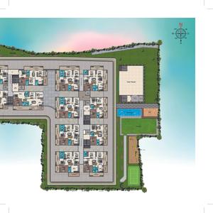 Image of 1420 Sq.ft 3 BHK Apartment / Flat for sale in Sai Keerthi Lake View, Chandanagar, Hyderabad for Rs. 11720000